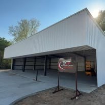 Exterior of Southern Custom Fabrication shop in Atlanta Texas